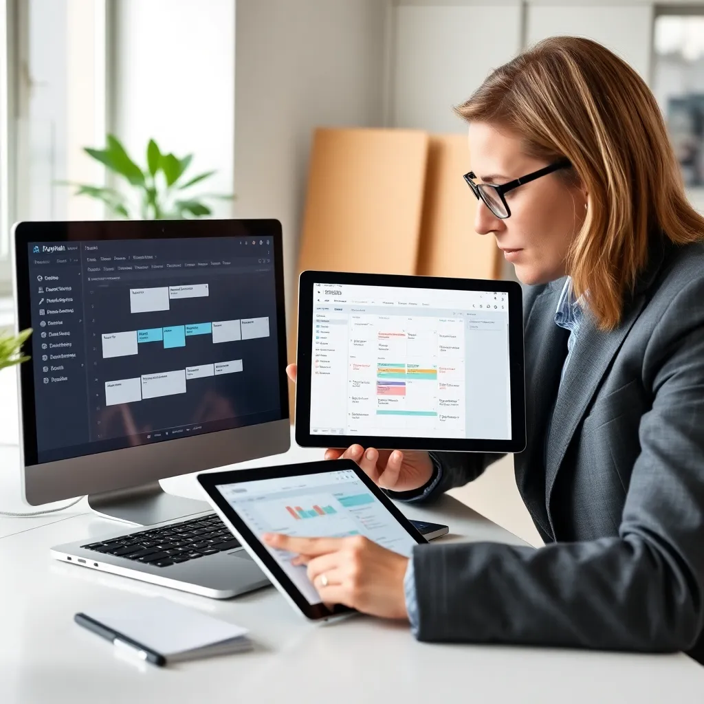 Nederlandse professionals die samen productief werken in een moderne kantooromgeving